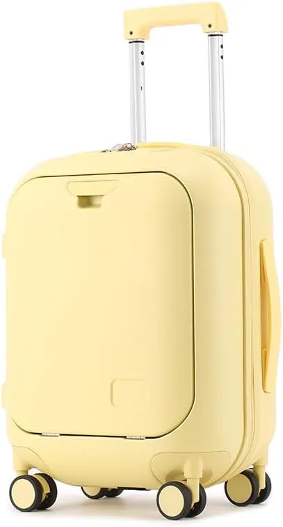 Skycare Carry On Luggage, Durable Hardside Suitcases with Front Laptop Pocket